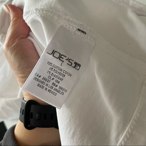 Joe’s Jeans classic white denim jacket boyfriend trucker jean jacket - Picture 6 of 8